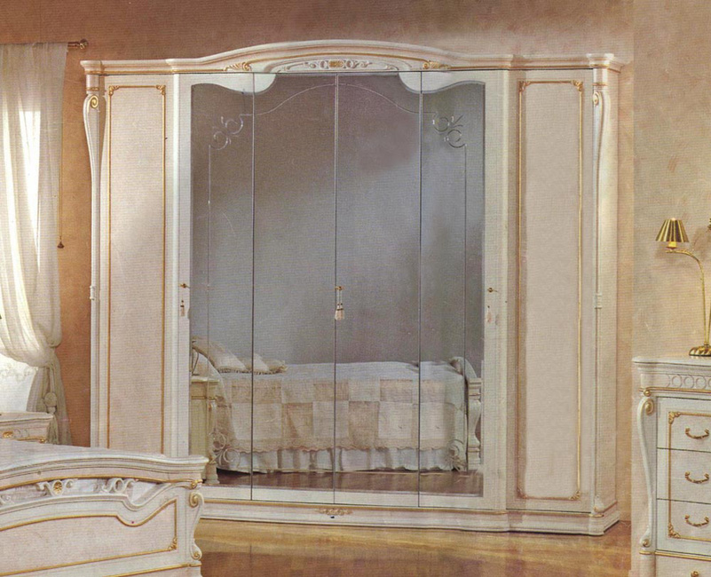 White Bedroom Furniture Set Full BS011 - Image 3